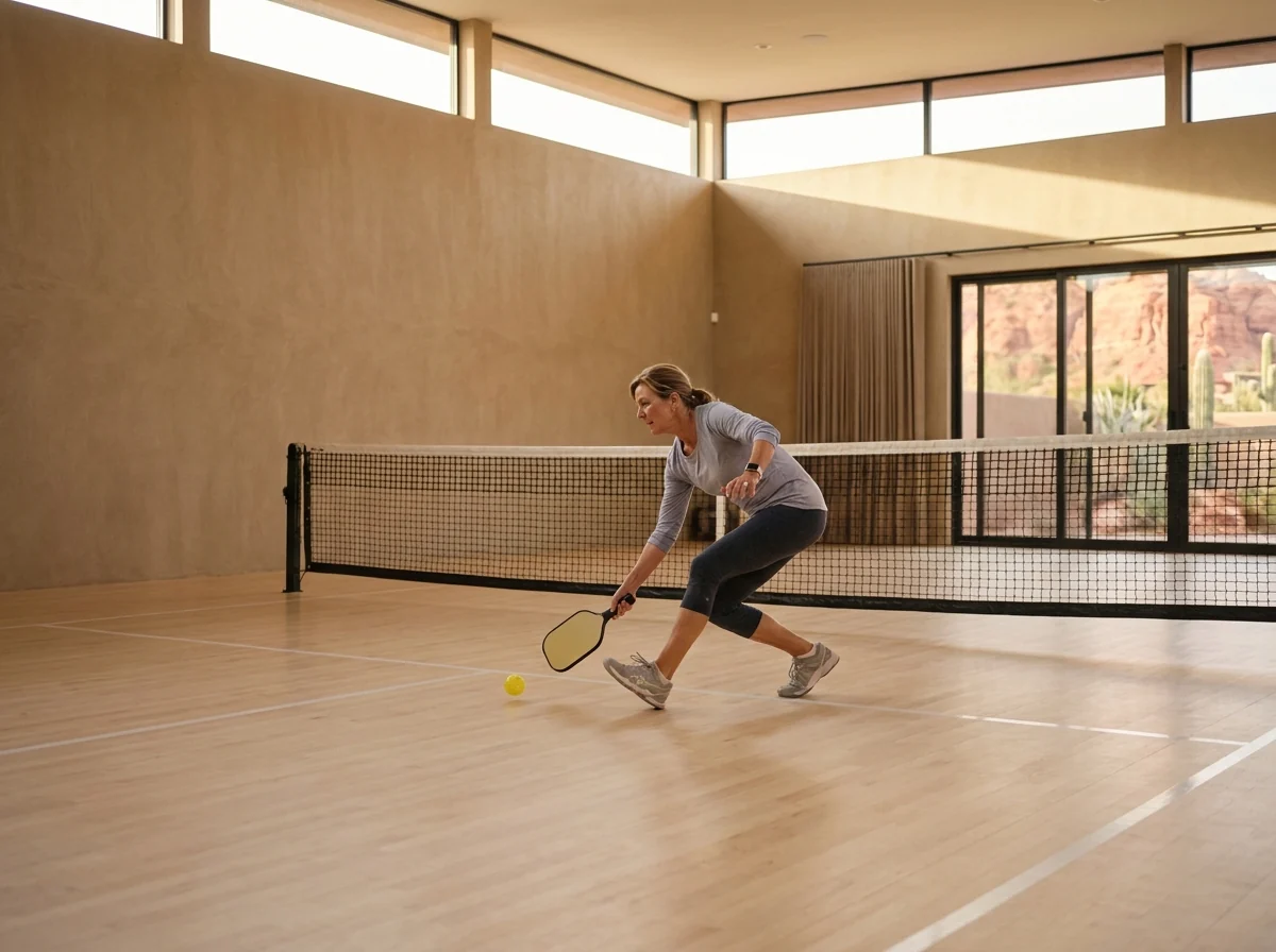 A player caught in the mid-court transition zone