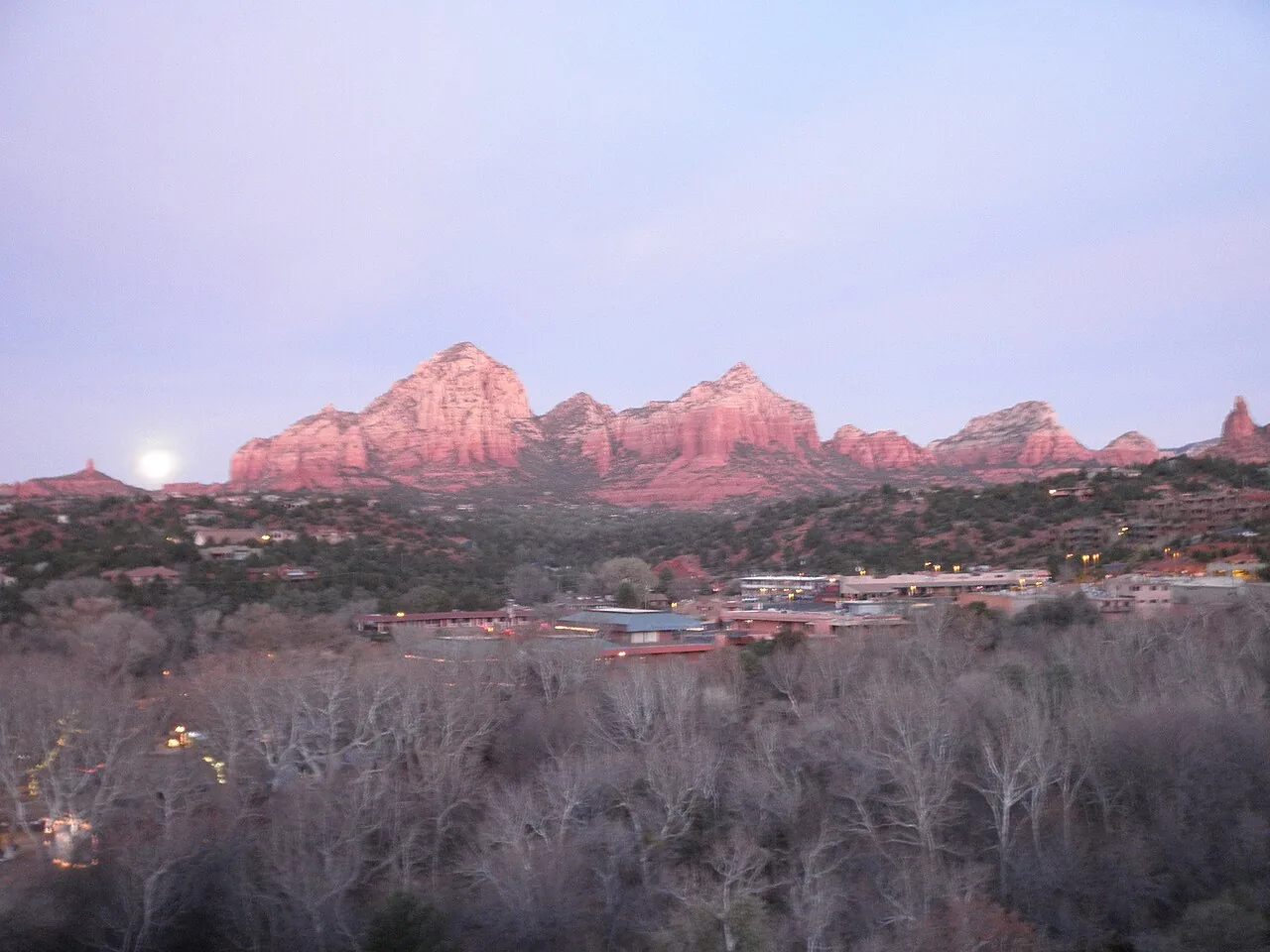 Coffee Pot Rock, the red rock formation above West Sedona