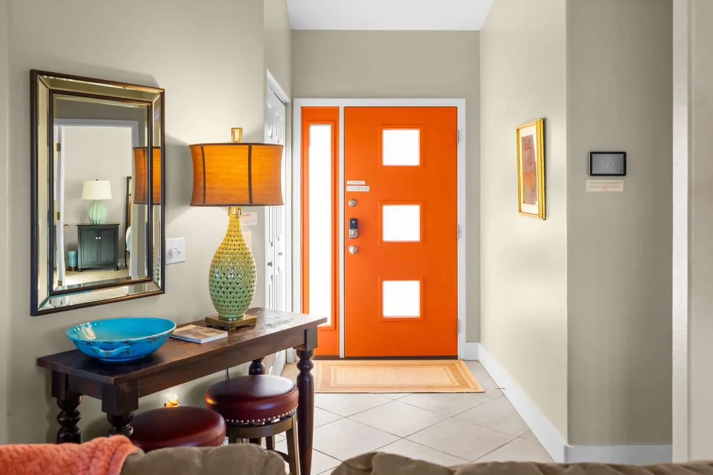 Entry foyer of the home
