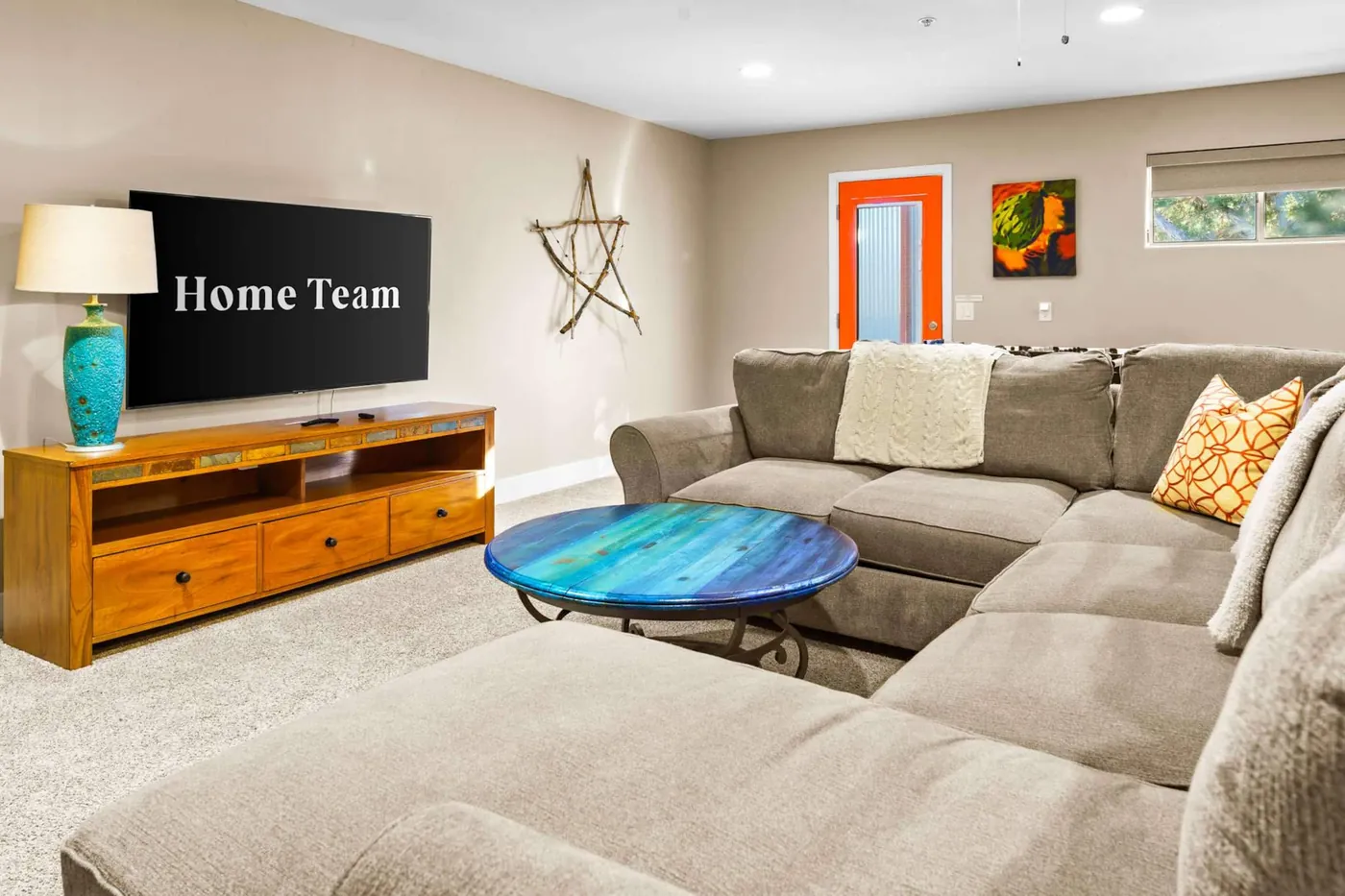 Game room with seating and games